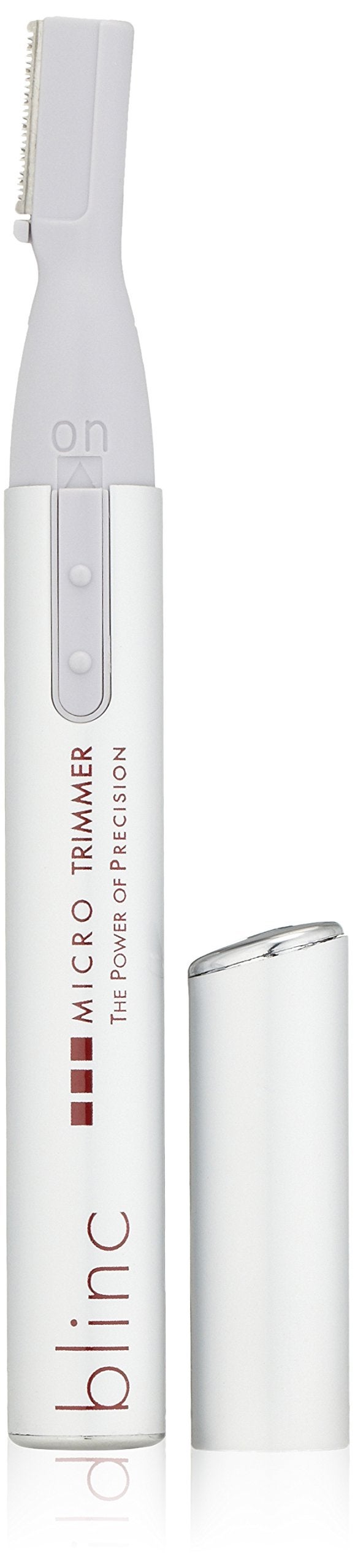 Blinc Micro Trimmer, Facial Hair Remover for Women & Men, Electric Face Razor for Instant and Painless Hair Removal, Dual-Sided Applicator & Battery Included