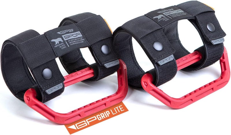 GPCA GP Grip Universal Grab Handle - Firecracker Red, 2 Pack - Image 1