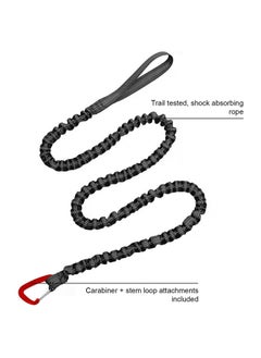 KASTWAVE Bicycle Tow Bungee Rope, Bike Towing Strap Parent-Child Pull Traction Bungee Cord, for Kids Adult Long Trip MTB & Cycling Pull Strap, Black  - Image 3