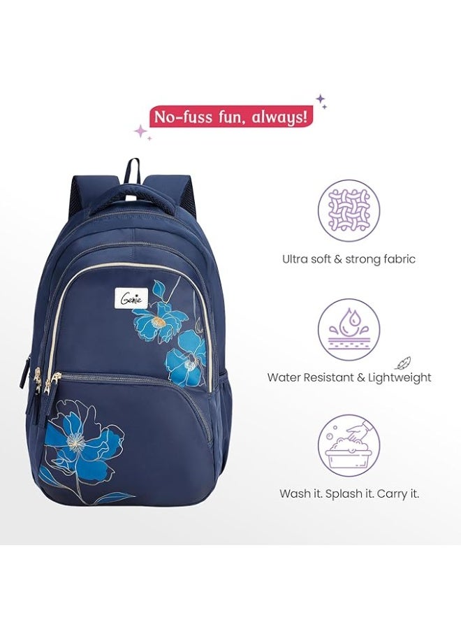 Genie Laptop Backpack for Women & Girls (36L) | Stylish Office, College & Travel Laptop Backpack | Multi-Compartment, Padded Laptop Sleeve, Water Resistant - Image 2