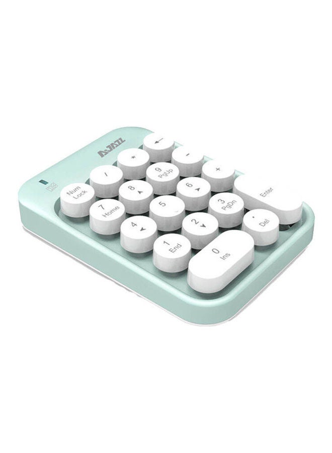 Ajazz AK18 2.4G Mini Wireless Numeric Keypad Green - Image 2