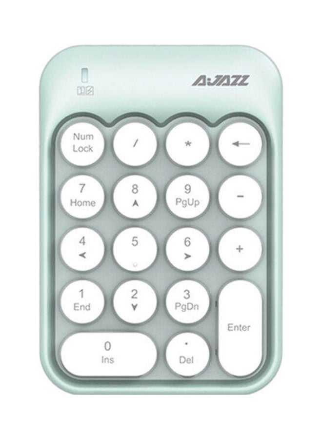 Ajazz AK18 2.4G Mini Wireless Numeric Keypad Green - Image 1