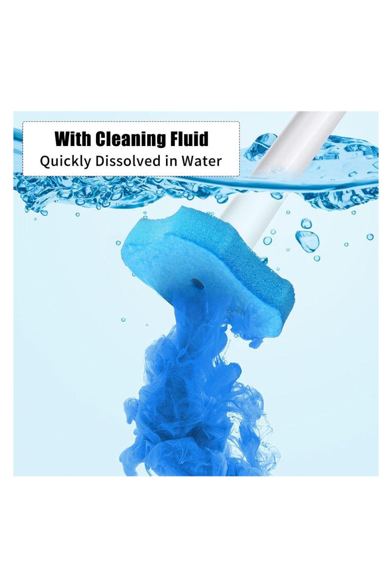 MOMENT 30pc Refills Disposable Toilet mats Brush Cleaning System, Toilet Cleaning Brush, 30 Replacement Brush Heads, No Handle or Base，Toliet Wand Refills,Toilet Bowl Clean Refill Pads,Toilet Scrubber - Image 2