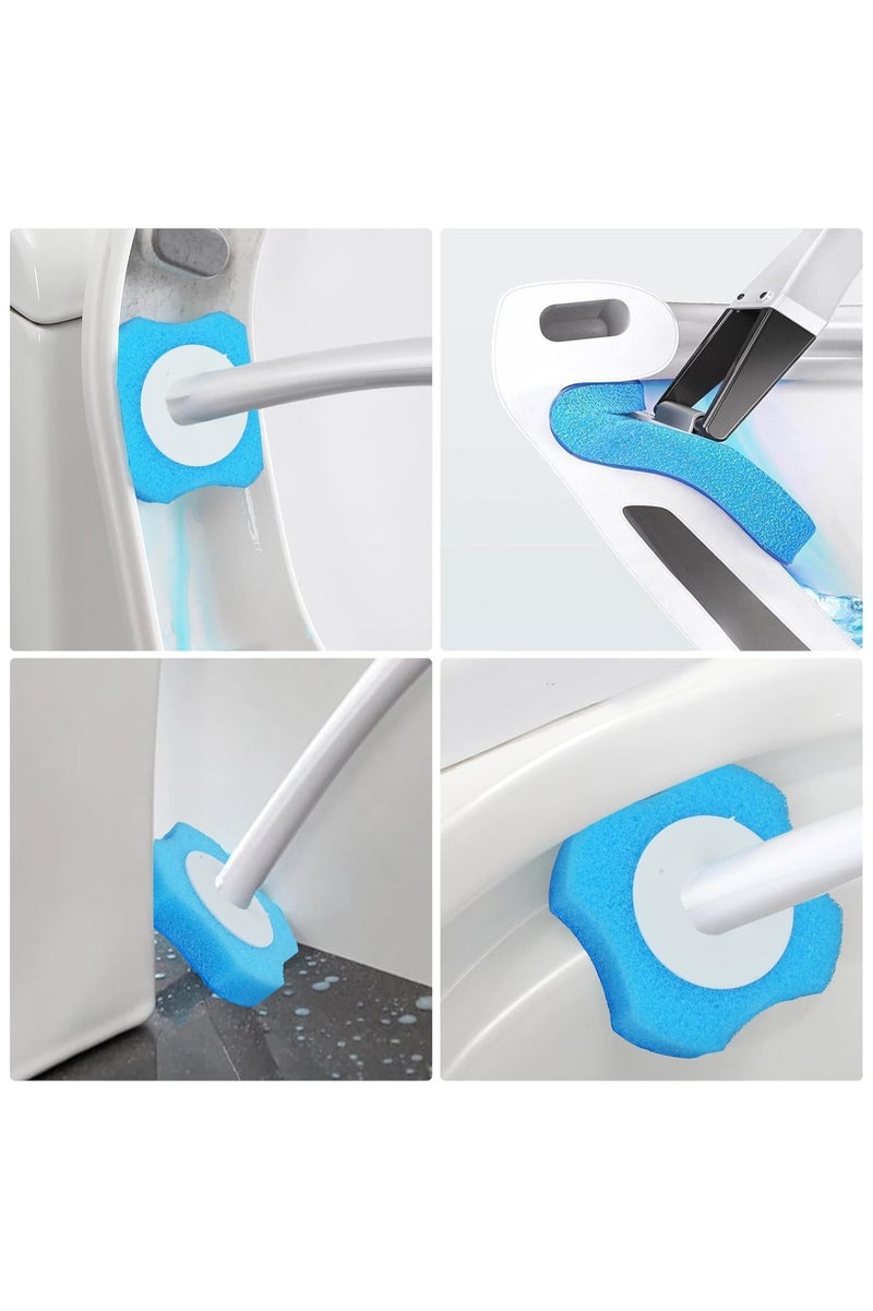 MOMENT 30pc Refills Disposable Toilet mats Brush Cleaning System, Toilet Cleaning Brush, 30 Replacement Brush Heads, No Handle or Base，Toliet Wand Refills,Toilet Bowl Clean Refill Pads,Toilet Scrubber - Image 3