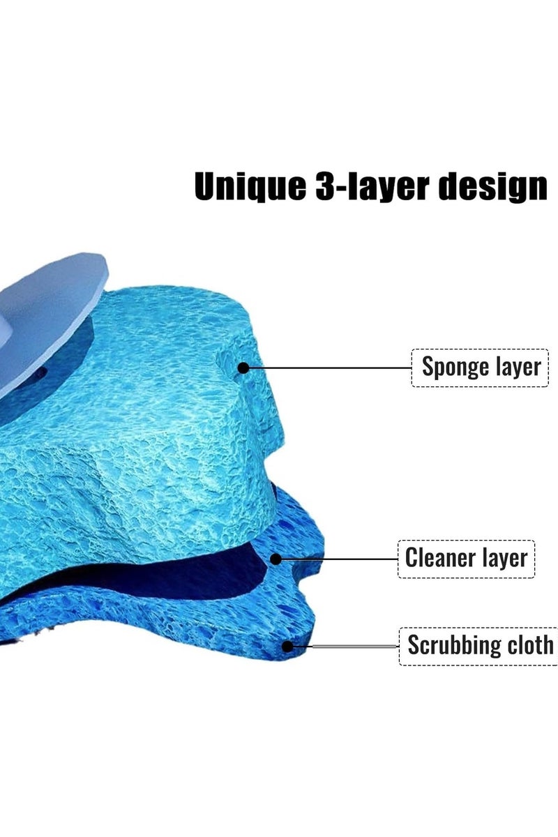 MOMENT 30pc Refills Disposable Toilet mats Brush Cleaning System, Toilet Cleaning Brush, 30 Replacement Brush Heads, No Handle or Base，Toliet Wand Refills,Toilet Bowl Clean Refill Pads,Toilet Scrubber - Image 5