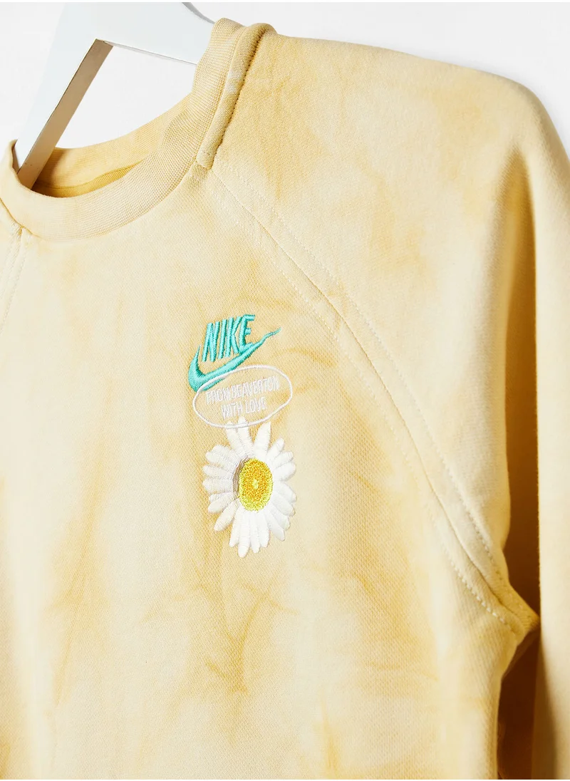 Nike Boys NSW Hybrid Football Sweatshirt