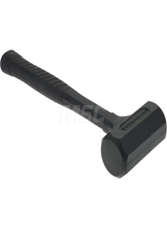 Paramount Rubber Dead Blow Hammer with Rubber-Covered Steel Handle: 37 oz Head - Image 2
