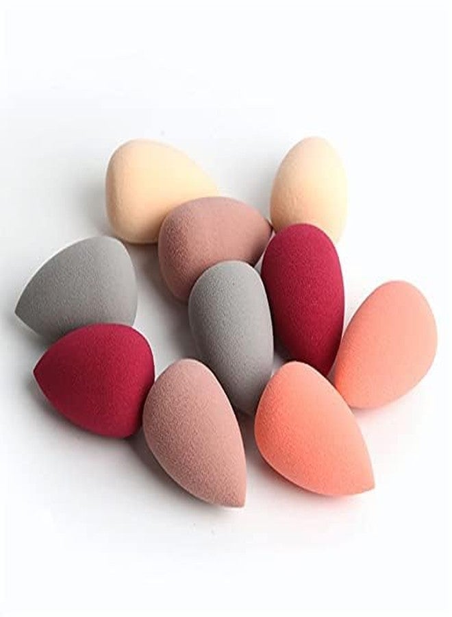 BANIRA 10 Pcs beauty blender makeup sponge set, Beauty Sponge Makeup Blender Flawless for Liquid, Multi-colored Makeup Sponges - Image 5