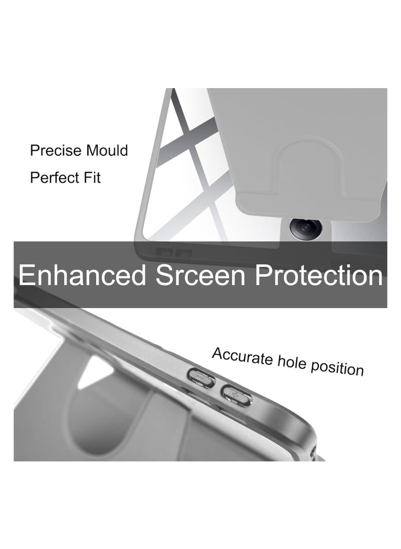 General PU Leather Cover for Oneplus Pad 2 Case,PU leather + Transparent Acrylic case with Swivel stand and Pen slot cover for Oneplus Pad 2 (2024) 12.1"  - Image 3