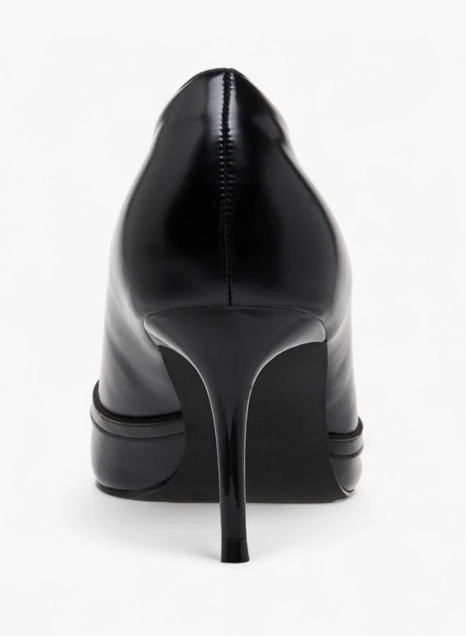 Flora Bella By Shoexpress BLACK Flora Bella Women Stiletto Heel Pumps for Women | Best Price UAE