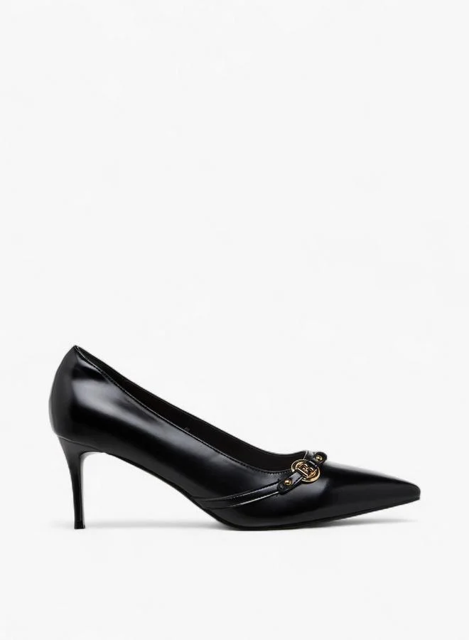 Flora Bella By Shoexpress BLACK Flora Bella Women Stiletto Heel Pumps for Women | Best Price UAE