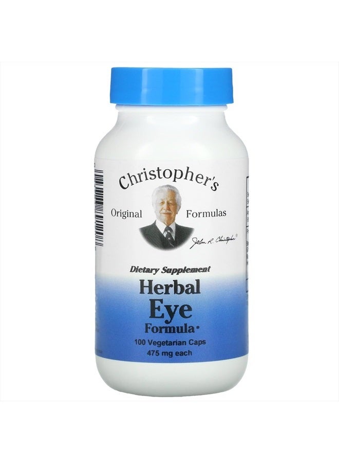 Christopher's Original Formulas Dr. Christopher's Herbal Eye Formula - Eye Vitamins for Sight Care - Natural Eye Support Supplement with Whole Food Herbs for Optimal Visual Acuity - Image 1
