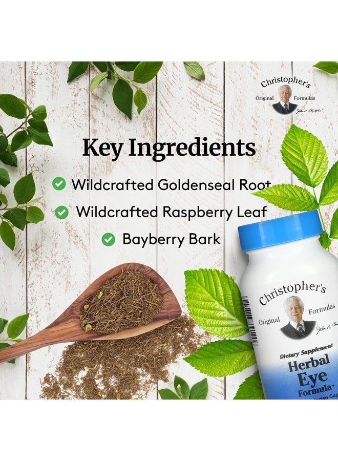 Christopher's Original Formulas Dr. Christopher's Herbal Eye Formula - Eye Vitamins for Sight Care - Natural Eye Support Supplement with Whole Food Herbs for Optimal Visual Acuity - Image 3