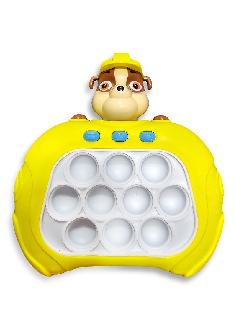 Quick Push Pop Game for Kids Adults, Handheld Game Fast Puzzle Game Machine, Push Bubble Stress Toy Relief - Image 1