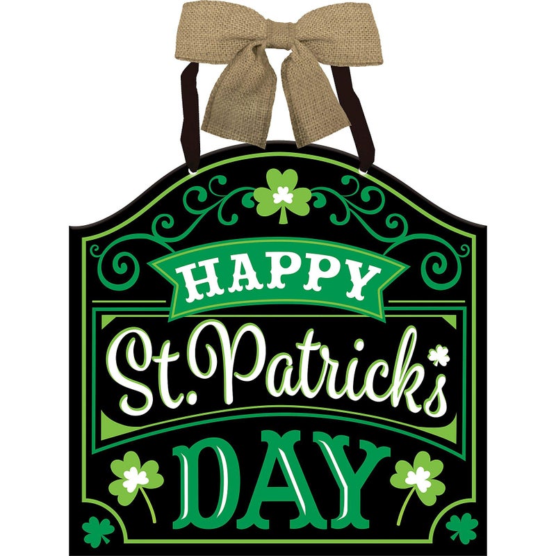 Amscan 241663 St Patricks Day Irish Sign Party Supplies 12 x 11 34 inches Green and Black