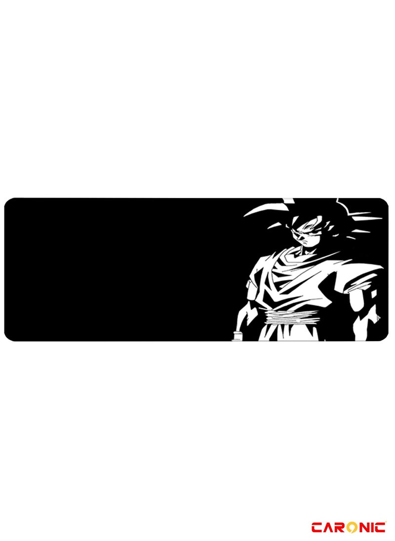 CARONIC - Large Gaming Mouse Pad with Superior Micro Weave Cloth Extended Desk Mousepad with Stitched Edges Non-Slip Base Water Resist Keyboard Pad For Gamer And Office Home DBZ 143 - Image 1