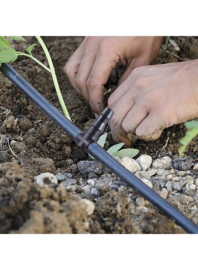 MVAQKLM مجموعة وصلات ري مسننة، 280 قطعة، وصلات ري بالتنقيط، وصلات مسننة 0.25 بوصة، مجموعة وصلات أنابيب لأصيص الزهور والحديقة (وصلات مستقيمة، وصلات مفردة، وصلات ثلاثية، وصلات مرفقية، سدادة طرفية، وصلة رباعية الاتجاهات) - Image 2