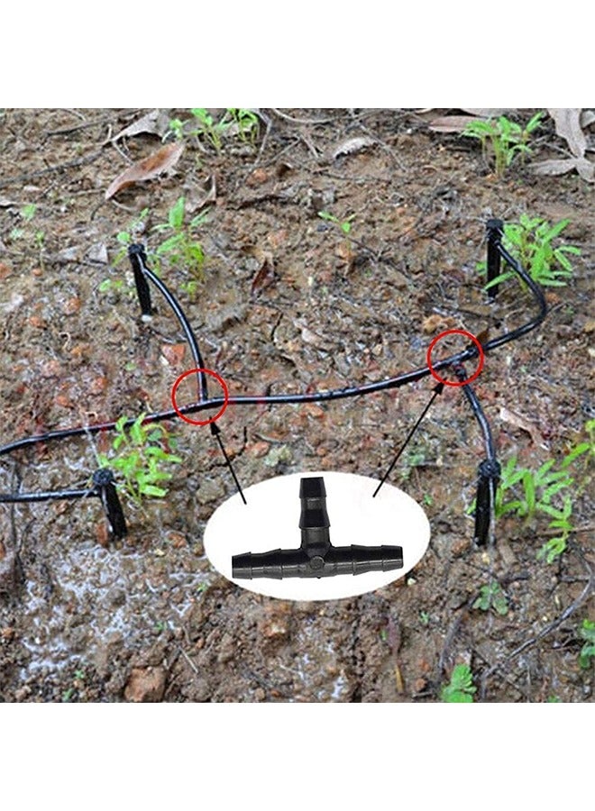 MVAQKLM مجموعة وصلات ري مسننة، 280 قطعة، وصلات ري بالتنقيط، وصلات مسننة 0.25 بوصة، مجموعة وصلات أنابيب لأصيص الزهور والحديقة (وصلات مستقيمة، وصلات مفردة، وصلات ثلاثية، وصلات مرفقية، سدادة طرفية، وصلة رباعية الاتجاهات) - Image 3