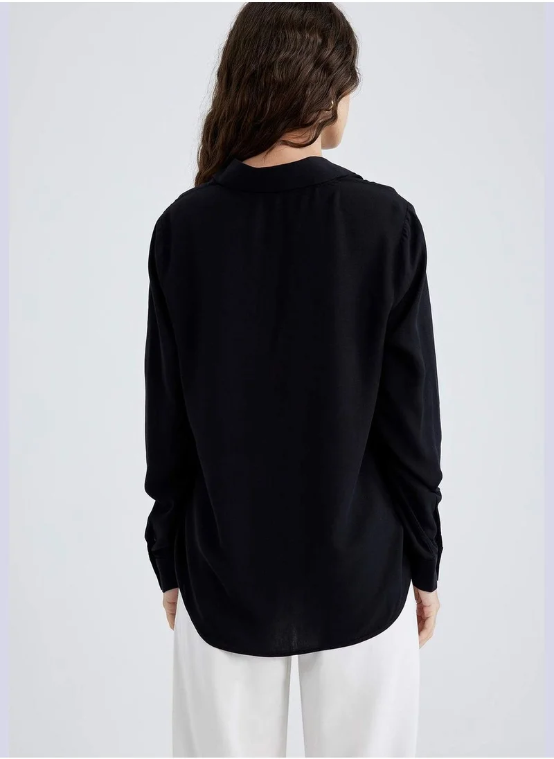 DeFacto Woman Woven Long Sleeve Shirt