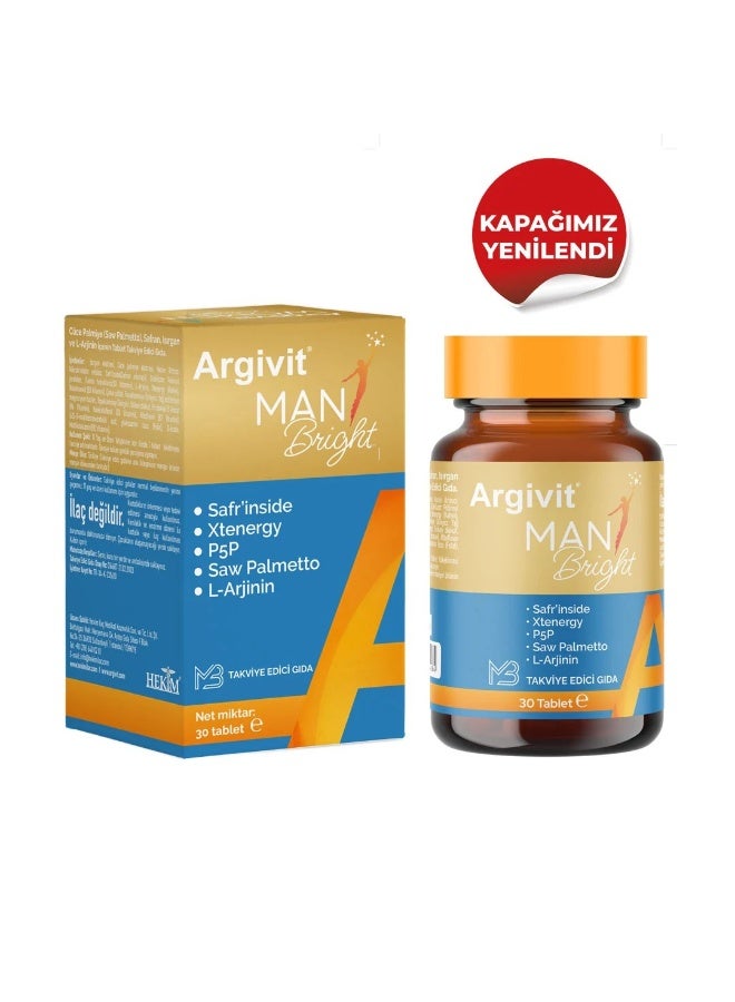 Argivit Man Bright Gold: Comprehensive Men's Daily Multivitamin & Energy Complex - Image 1