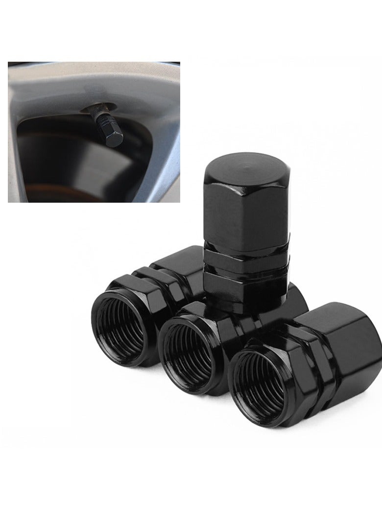 4 PCS Tire Stem Valve Caps Wheel Valve Covers Leak-Proof Air Protection Fits Cars, Trucks, Bikes, Motorcycles, Bicycles - Image 1