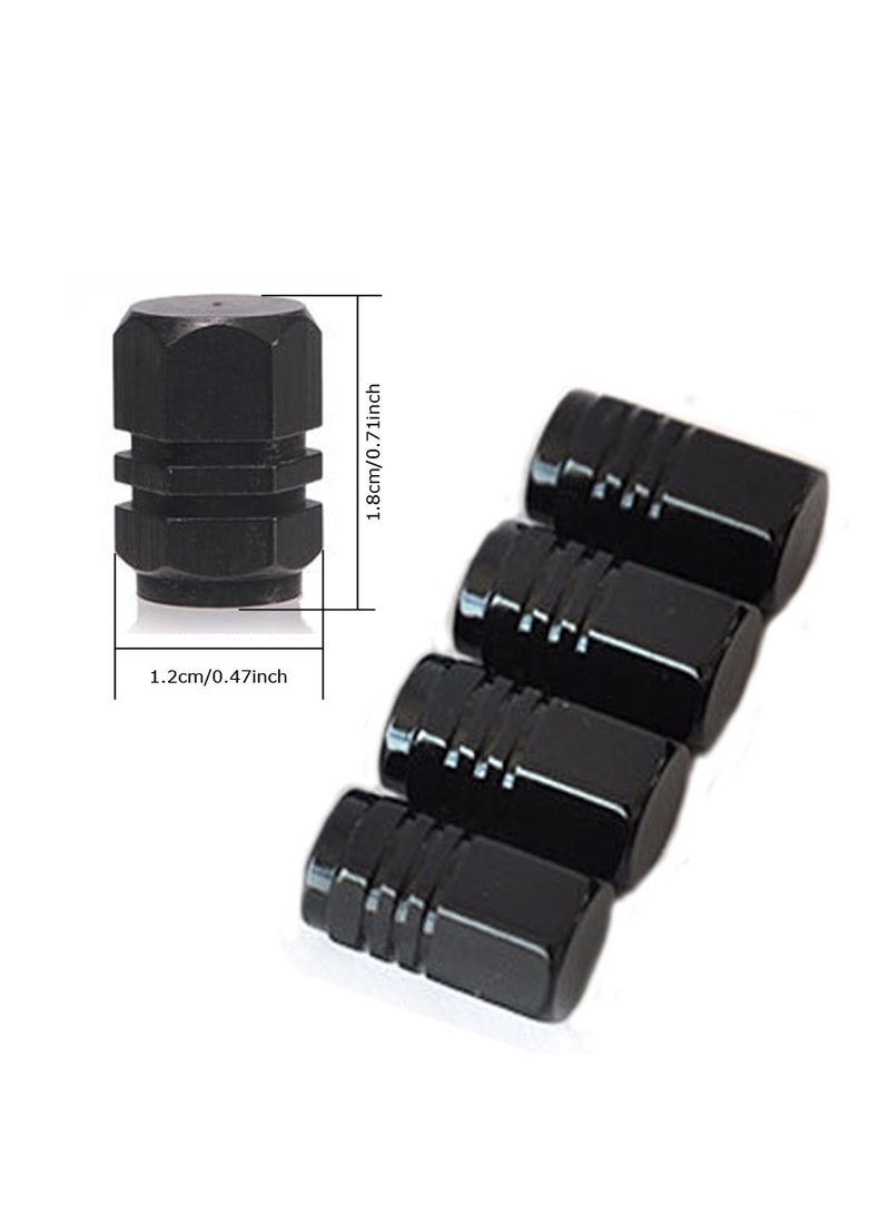 4 PCS Tire Stem Valve Caps Wheel Valve Covers Leak-Proof Air Protection Fits Cars, Trucks, Bikes, Motorcycles, Bicycles - Image 4