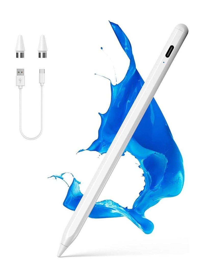 Stylus Pen for iPad with Tilt Sensitive and Magnetic Design, Digital Pencil Compatible with 2018 and Later Model, Apple iPad Pro 11/12.9 Inch - Image 1