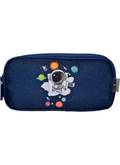 KAUKKO Kids Love 3 Compartment Pencil Bag Layer Astronaut L8127  - Image 2