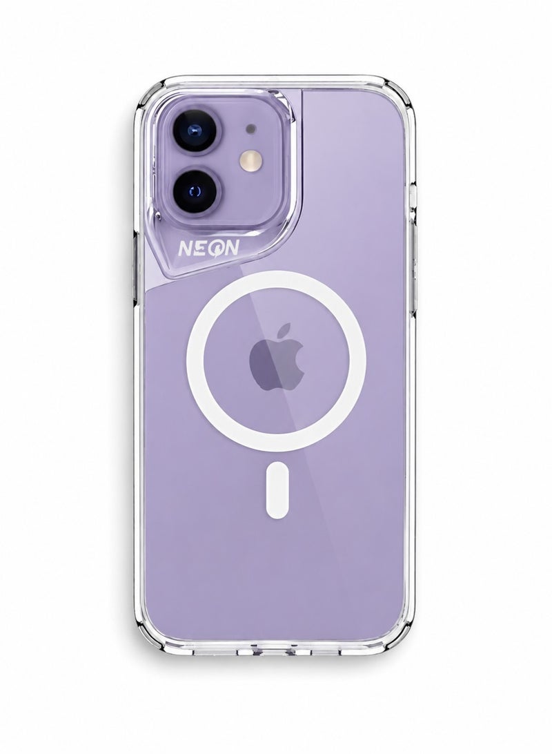 iPhone 11, Shockproof Case, Anti-Scratch Magnetic Protective Cover with MagSafe Wireless Charging, Made of High-Quality TPU - Clear