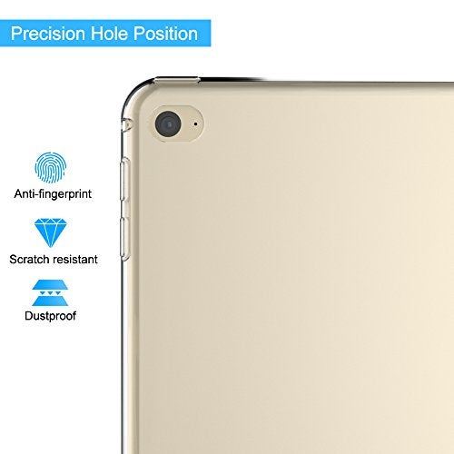 Asgens Case for iPad Air 2 2014 9.7'', Transparent Slim Silicone Soft TPU Tablet Computer Case Shock Absorption for iPad Model A1566 A1567 - Image 4