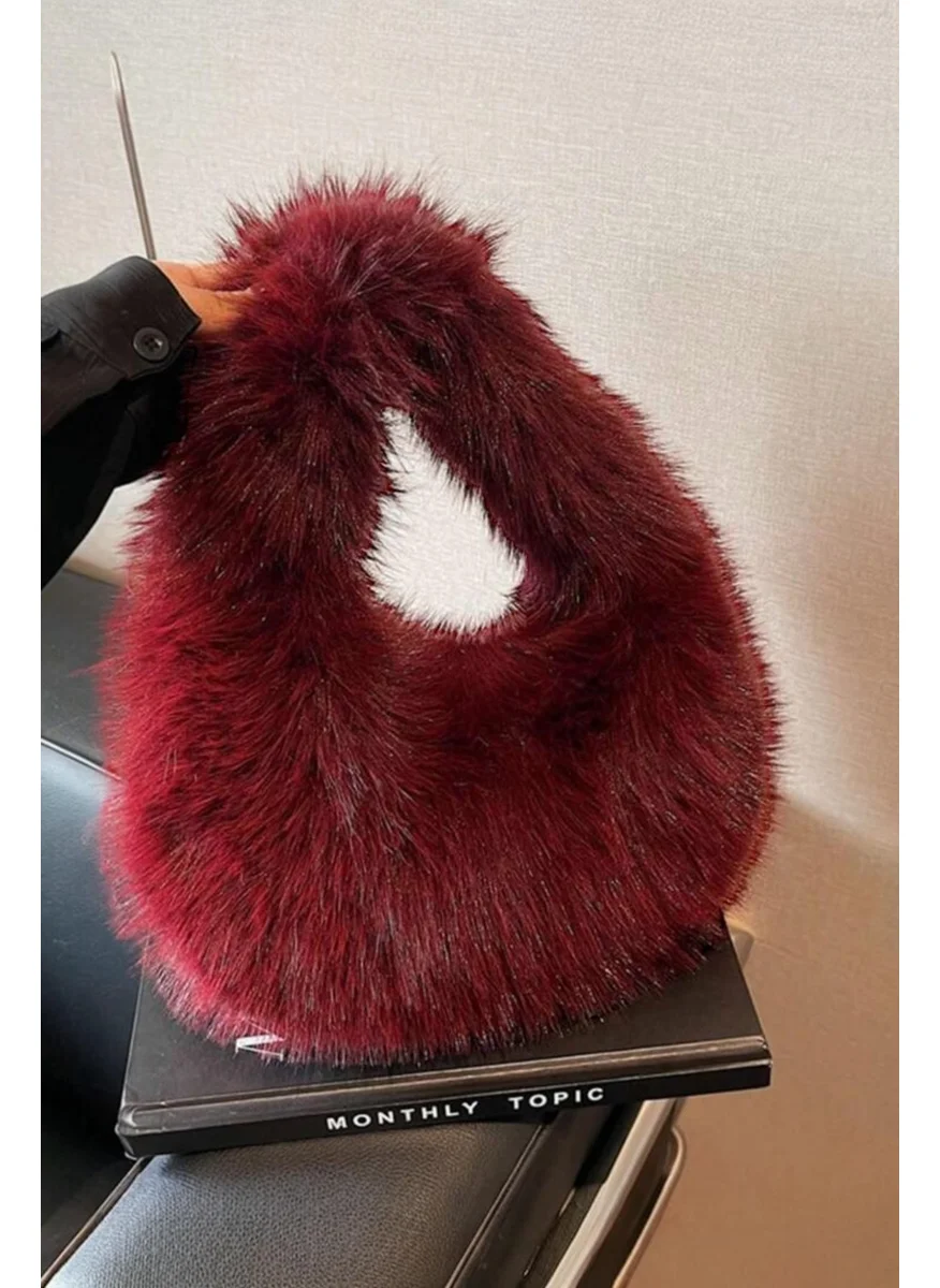 Bahels Imported Cherry Vip Fur Plush Bag