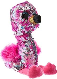 Ty Pinky The Pink Flamingo Reversible Sequin Plush  - Image 1