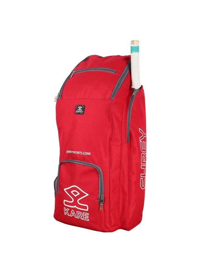 SHREY حقيبة شري كاري دافل حمراء مقاس واحد (أحمر) - Image 4