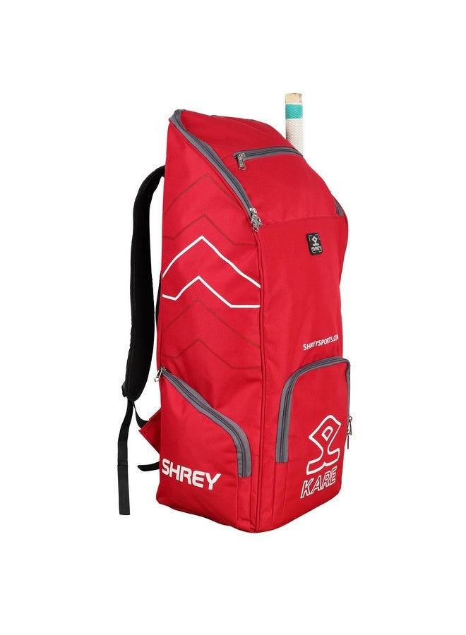 SHREY حقيبة شري كاري دافل حمراء مقاس واحد (أحمر) - Image 3
