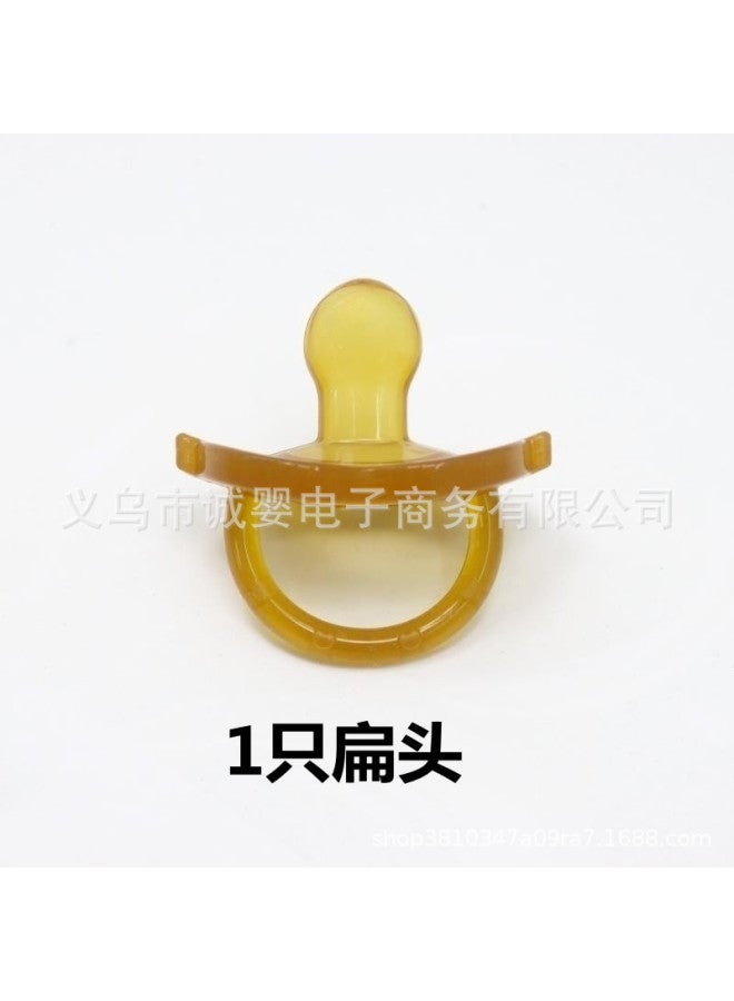 New Antibacterial Baby Pacifier Nano Color Silicone Pacifier Portable Box Set Anti-lost Chain