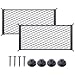 MWMNUN 2 Pcs Universal Stretch Mesh Car Mesh Bag with Screws and Hooks for Trunk RV Boats Home Cargo Storage 177 x 98 - Image 2