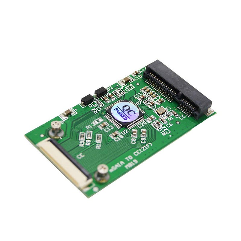 Ximimark 1Pcs Mini PCI-E mSATA to CE ZIF 1.8 inch SSD to 40 pin ZIF CE Cable Adapter Converter Card SSD HDD Adapter Converter - Image 1