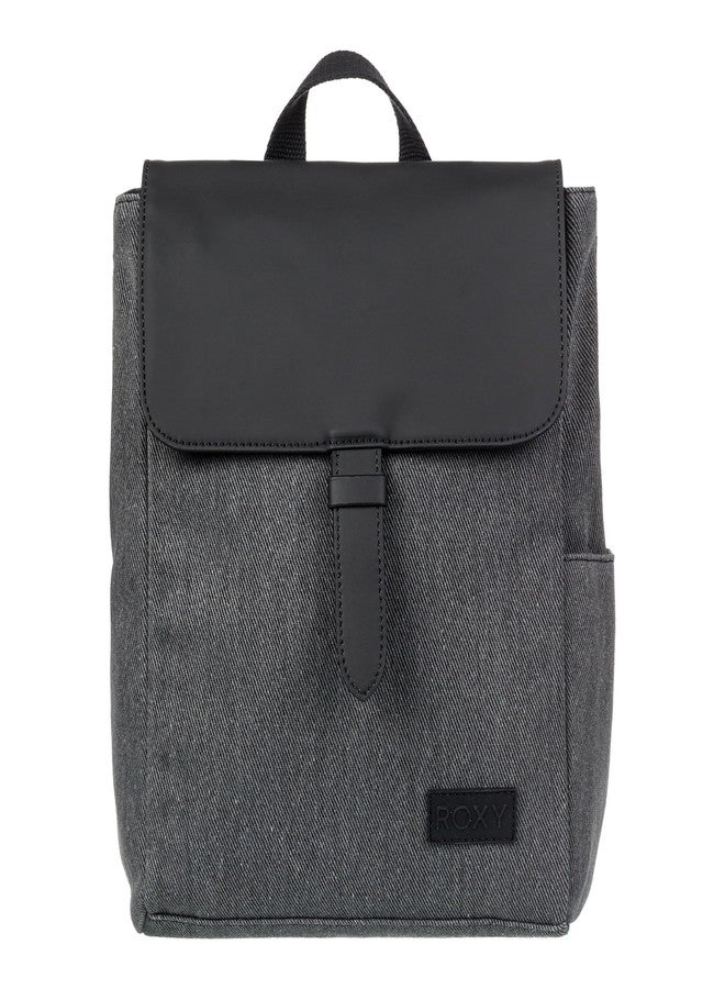 روكسي حقيبة ظهر صغيرة أنيقة من روكسي، سعة 7 لترات، بتصميم "ميلتينغ سبوت"، مزودة بأحزمة قابلة للتعديل وغطاء قلاب - لون أنثراسيت - Image 1