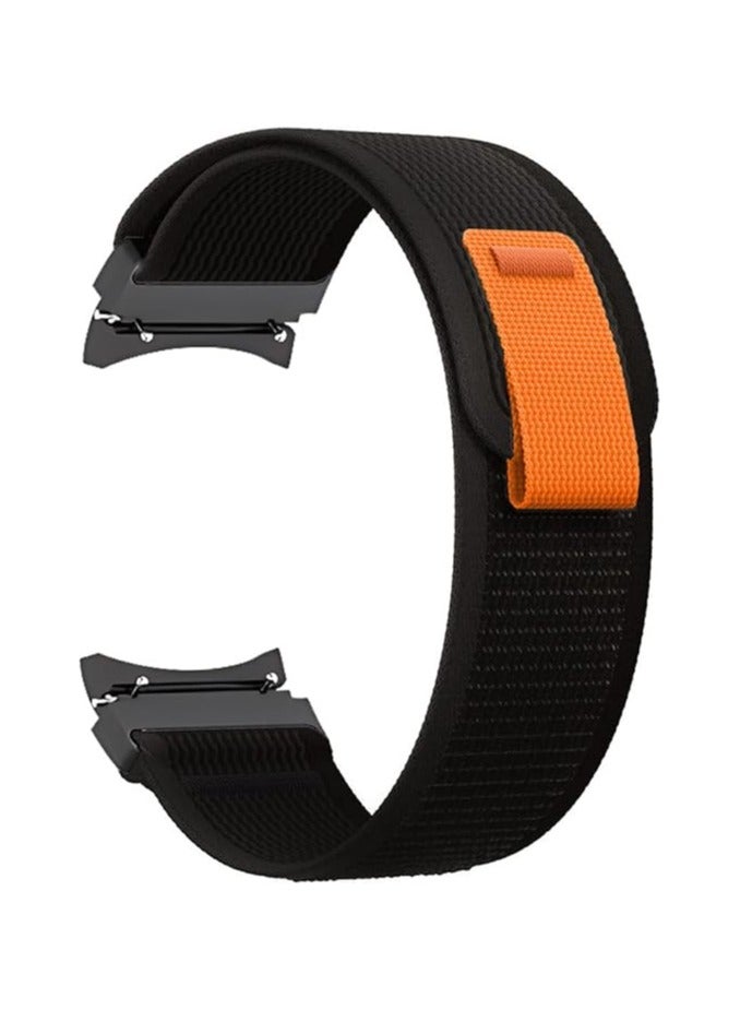 General Nylon Watch Band Compatible with Samsung Watch 5 Pro 45mm/Galaxy Watch 5 40mm 44mm/Galaxy Watch 4 40mm 44mm/Watch 4 Classic 42mm 46mm Woven Sports Bracelet for Men Women  - Image 1