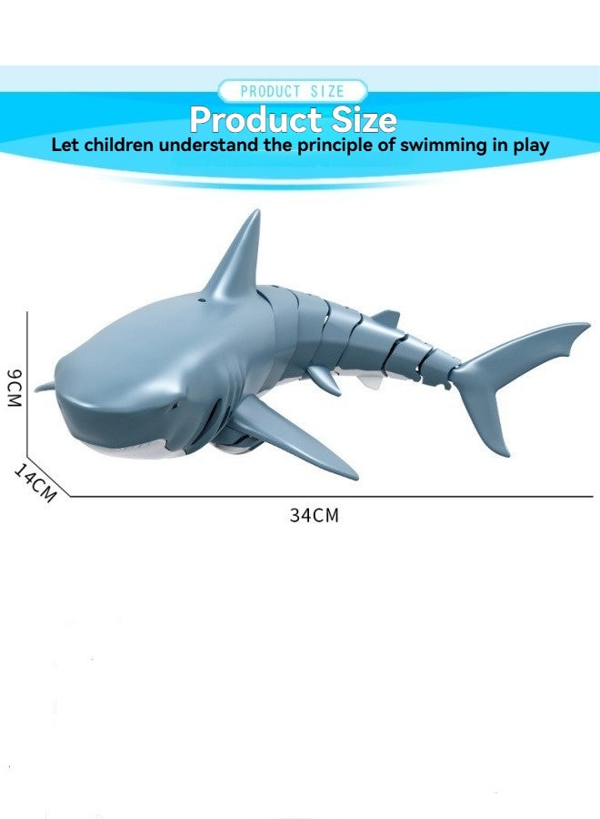 M MIAOYAN Shark toy 2.4G signal remote control simulation electric remote control shark toy rechargeable ultra-long battery life remote control shark toy  - Image 5