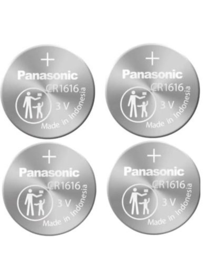 4-Pieces Panasonic CR1616 Lithium 3V Indonesia Batteries
