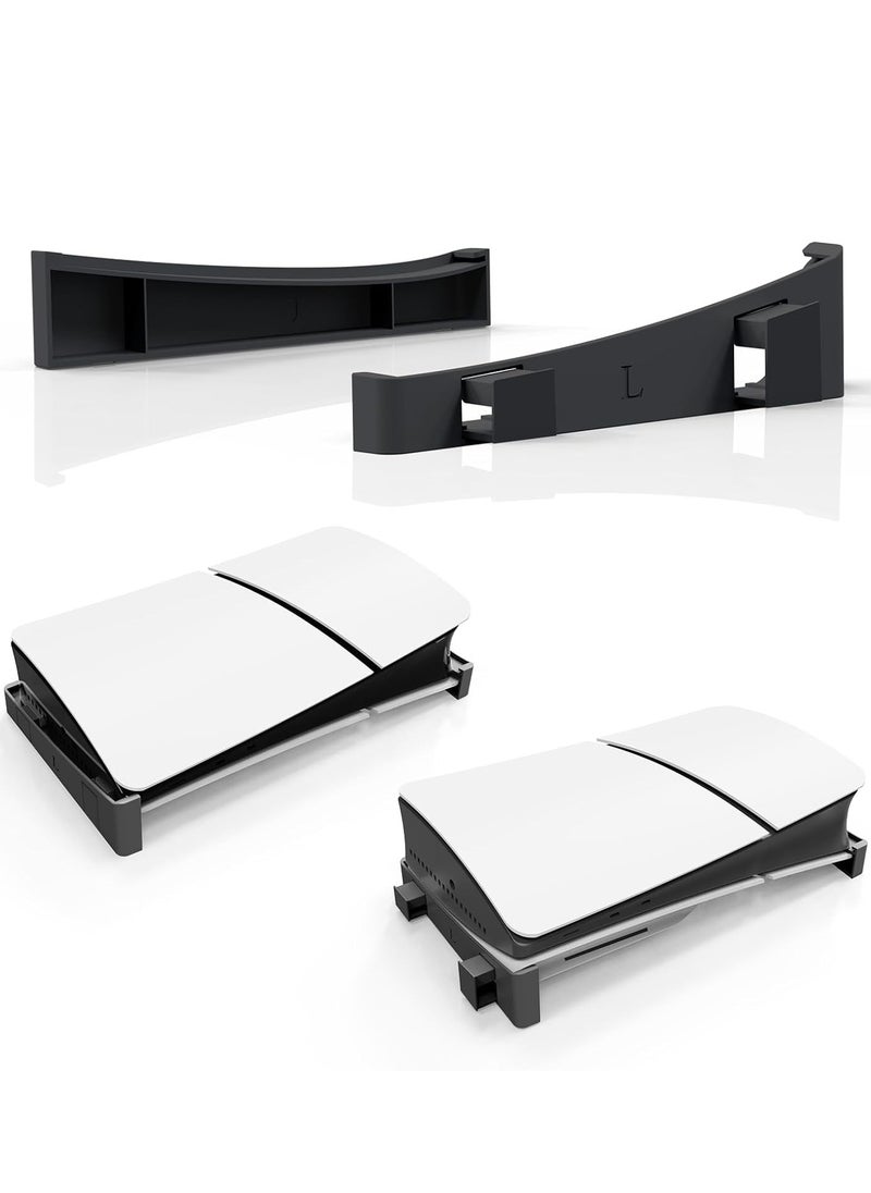 JYS - Stand for PS5 Slim Console Horizontal Bracket Holder Compatible with Playstation 5 Slim Disc and Digital Edition - Image 1