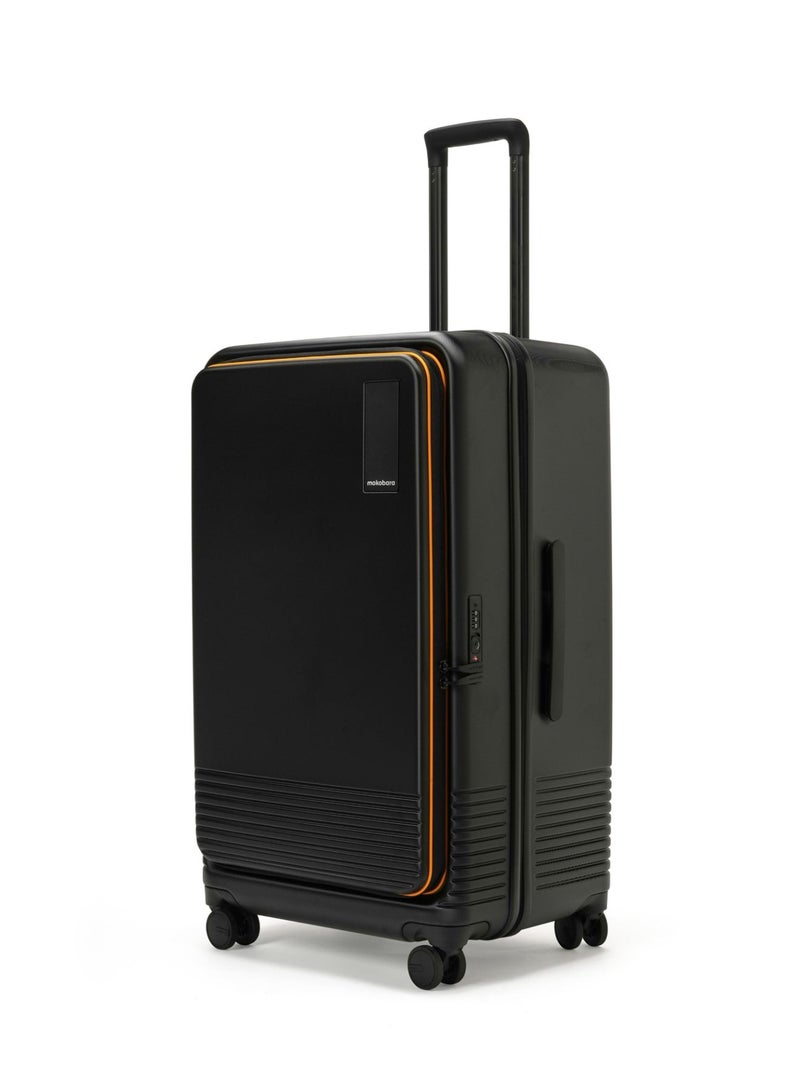Mokobara The Access Trunk Luggage - German Makrolon Polycarbonate, Crypto Sunray 2.0, Black - Image 1