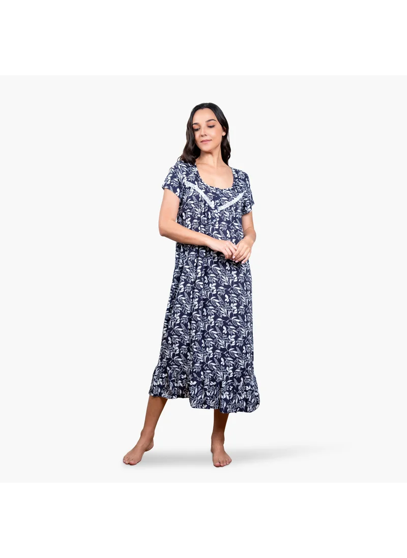 أدريا Printed Night Gown