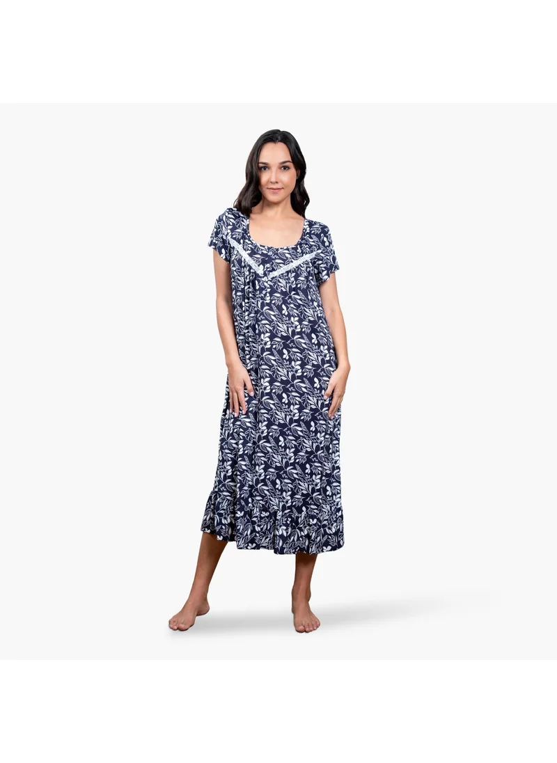 أدريا Printed Night Gown