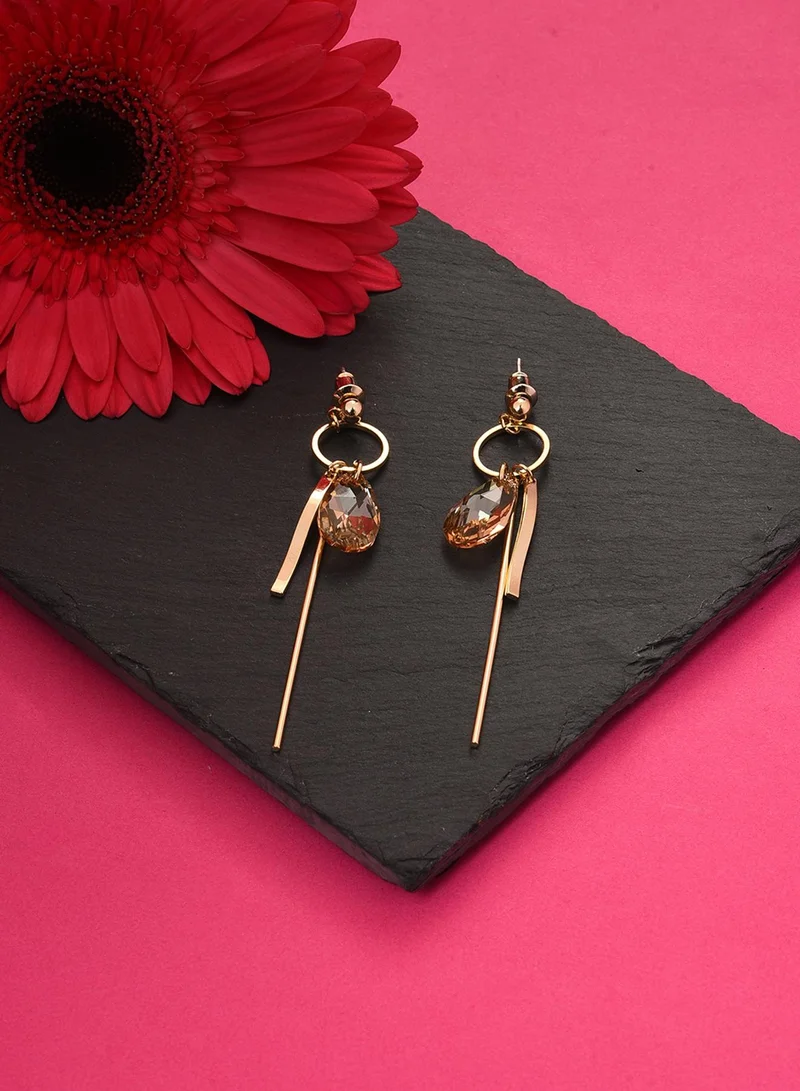 SOHI Contemporary Artificial Drop Earring Jewellery