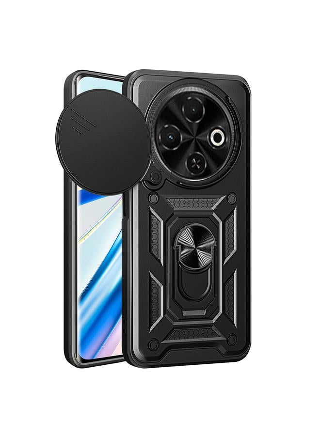 erorex Case For Tecno Spark 30C 4G Sliding Camera Cover Design TPU+PC Phone Case - Image 1