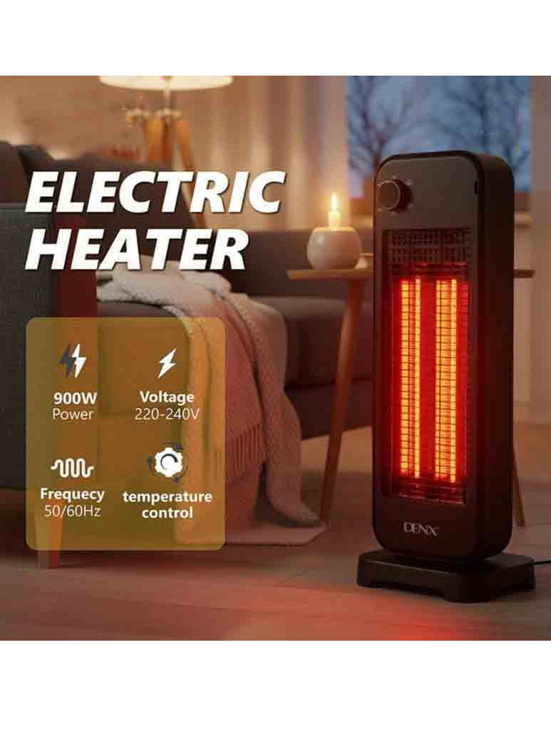 Denx Portable Electric Carbon Heater 900W Safe and Quick Heating of Room - Image 2