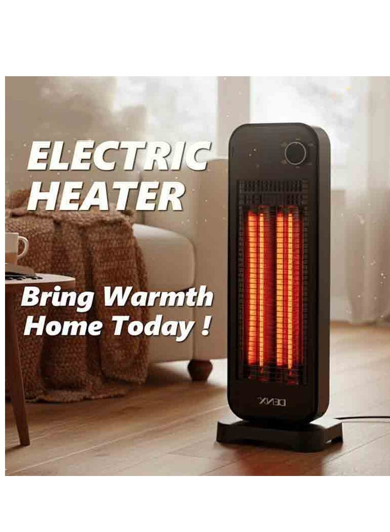 Denx Portable Electric Carbon Heater 900W Safe and Quick Heating of Room - Image 4