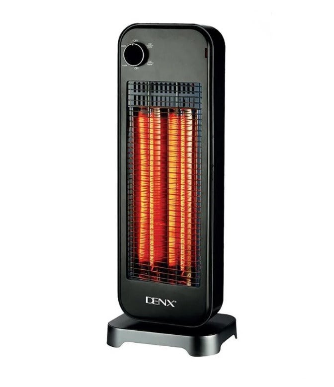 Denx Portable Electric Carbon Heater 900W Safe and Quick Heating of Room - Image 1